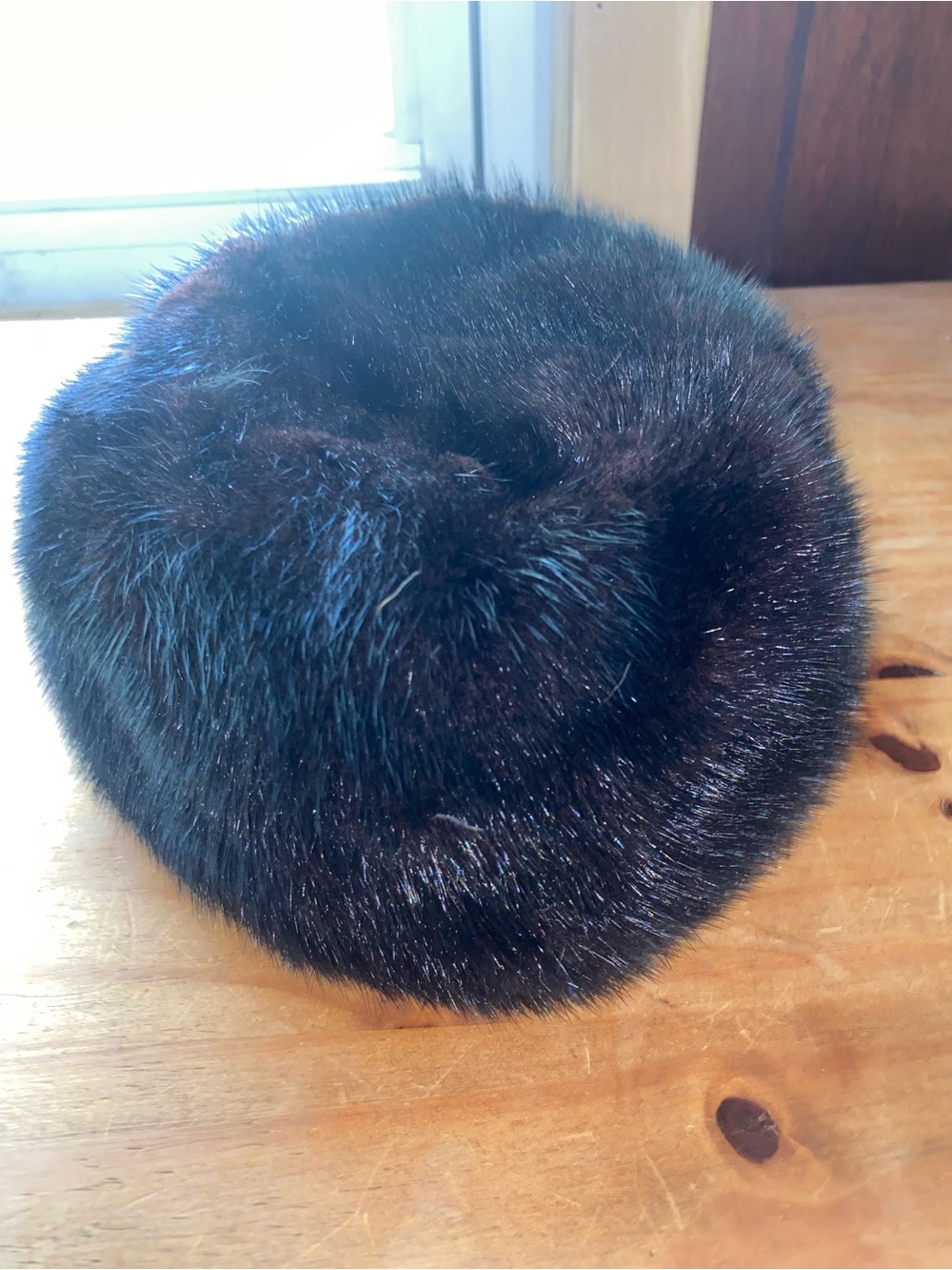 Classic Black Faux Fur Women's Hat